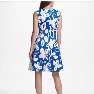 Dkny fit and flare dress